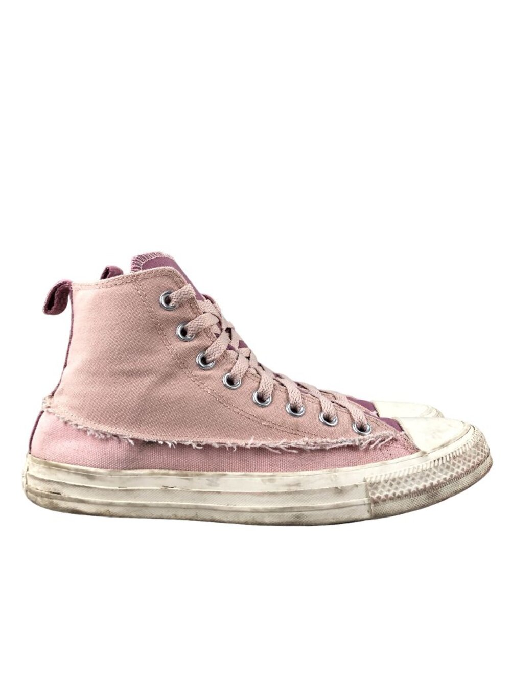 Converse Women's Size 11 Chuck Taylor All Star Pink Purple High Top Sneakers - Picture 1 of 14